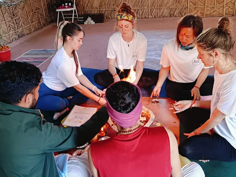 Ceremony of 200 Hour Yoga Teacher Training in Rishikesh for international students​