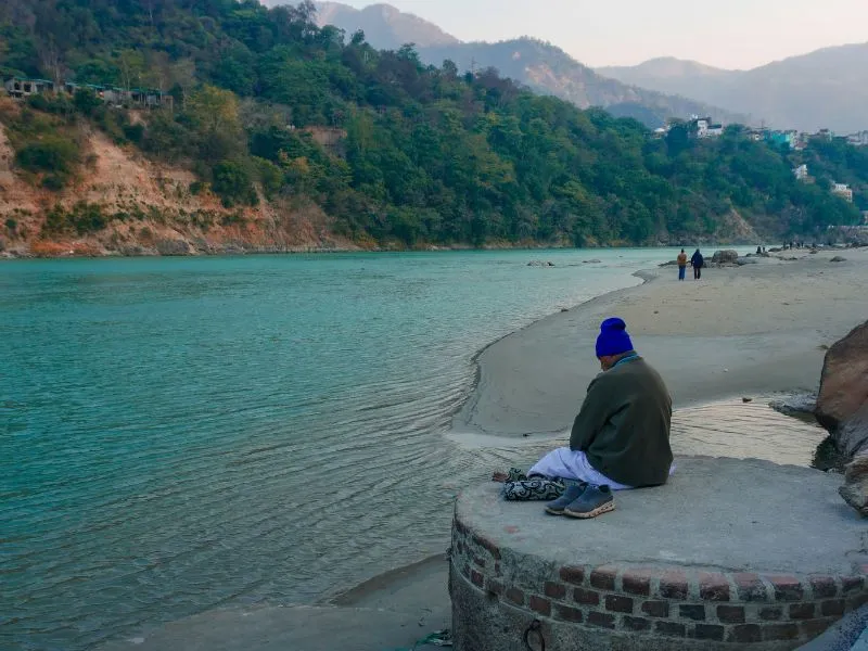 Serene environment in Rishikesh