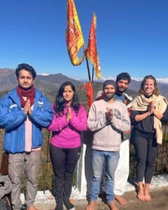 Trip to temple during yoga teacher training at Rishikesh Yoga Valley