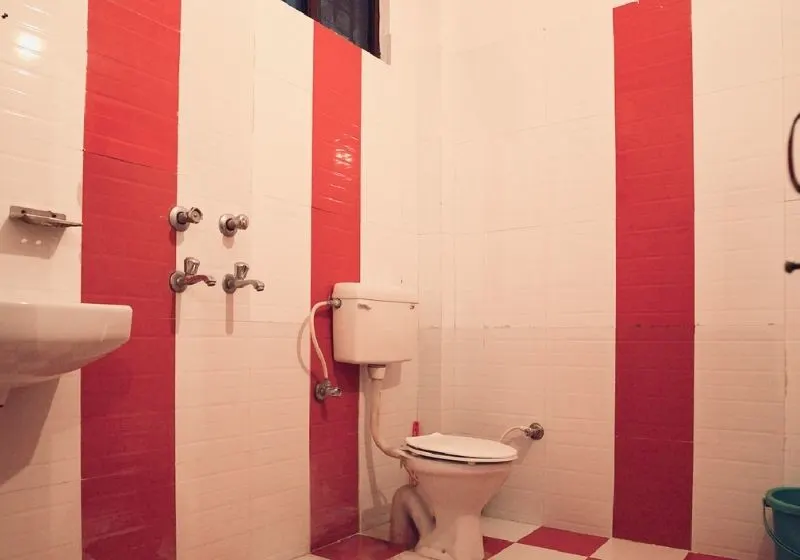 Private toilet for private accommodation at rishikesh yoga valley