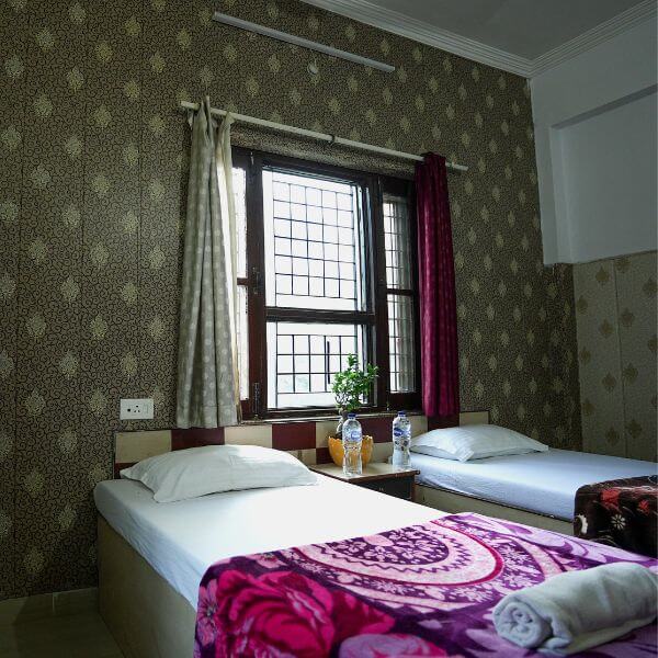 RYV shared room for 200 hour yoga ttc students