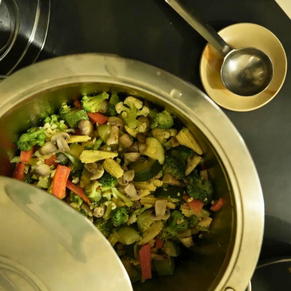 Meal at Rishikesh Yoga Valley School