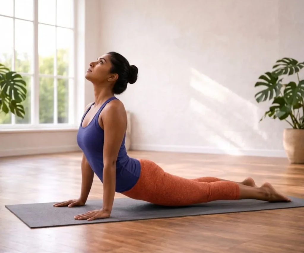 cobra pose bhujangasana yoga for back strength and chest opening