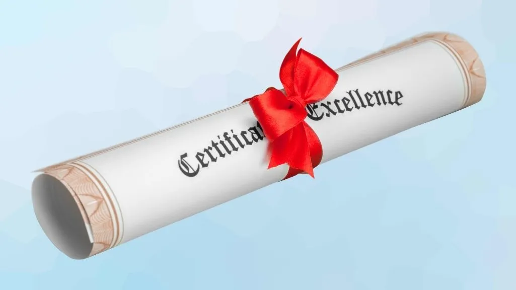 Yoga certification diploma representing completion of 200 online yoga training in Rishikesh India with professional accreditation.