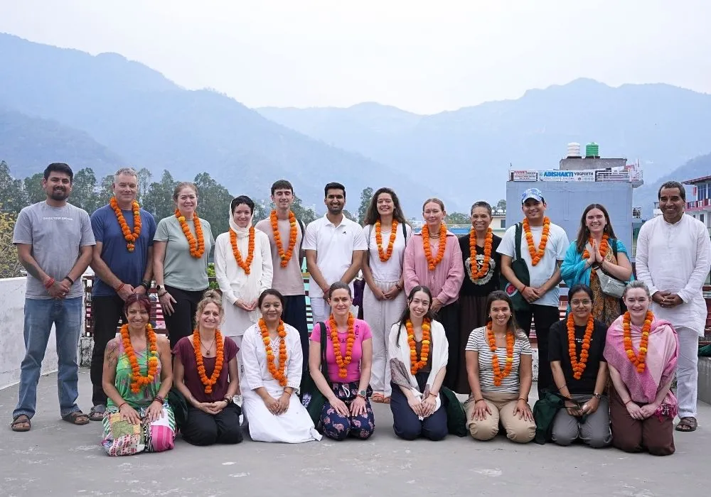 Meditation Retreat Students in Rishikesh India
