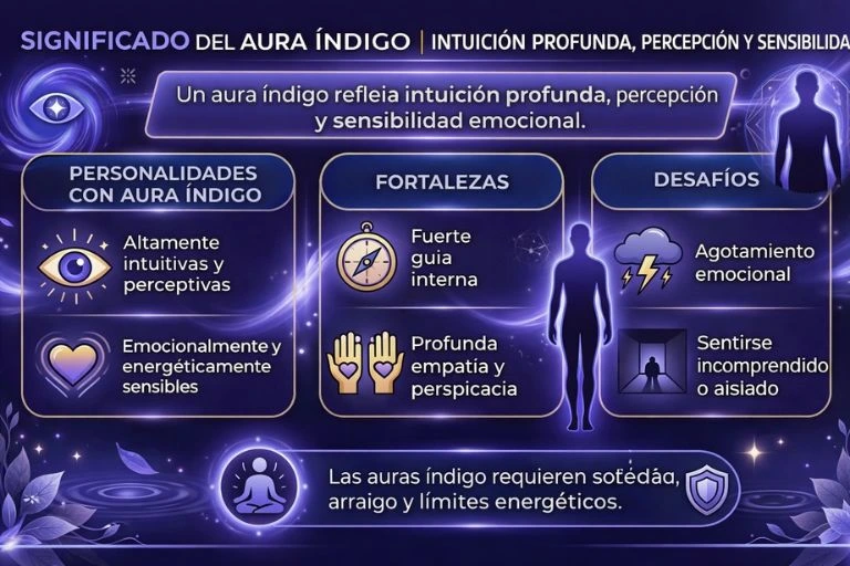 aura colors and their meaning aura indigo intuicion percepcion sensibilidad espiritual significado completo