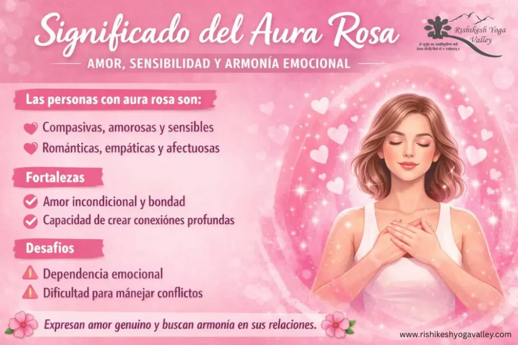 aura colors and their meaning aura rosa amor sensibilidad armonia emocional significado completo