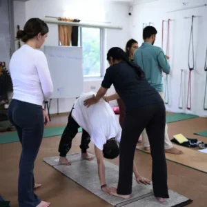 yogi neeeraj training ashtanga in 500 hour yoga teacher training course in rishikesh india