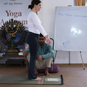 yogi neeeraj training ashtanga in 500 hour yoga ttc in rishikesh india