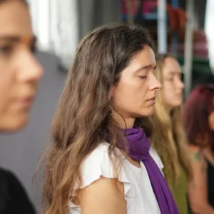 yogi shankar teaching meditation in 500 hour yoga ttc in rishikesh india