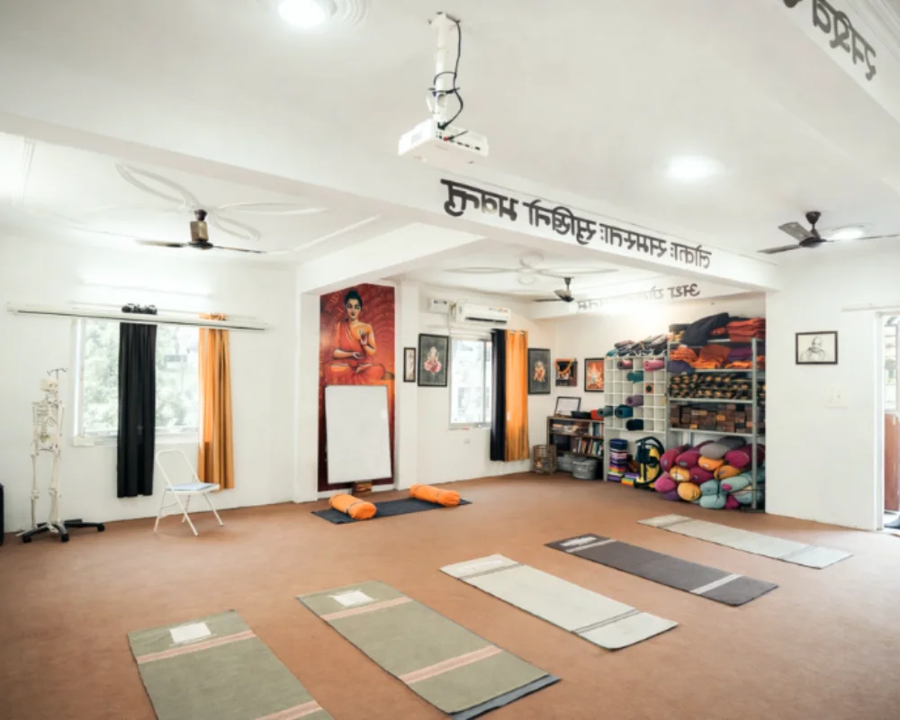 yoga hall at rishikesh yoga valley