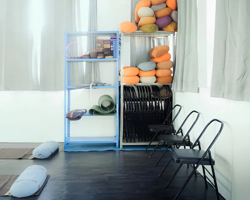 Spacious Yoga Practice Hall at ryv