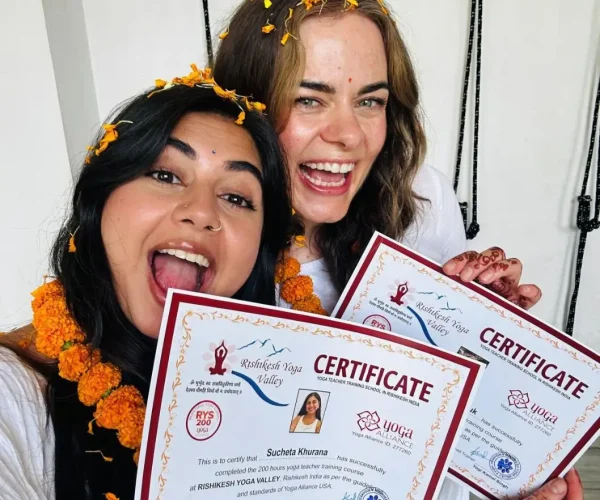 200 Hour Yoga Teacher Training Certified Students from Rishikesh Yoga Valley